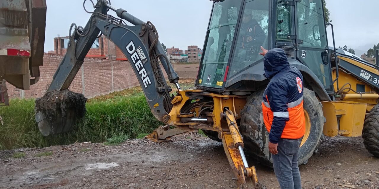 EN CHILCA INTENSIFICARÁN PREVENCIÓN DE DESBORDES DE RÍOS Y CANALES
