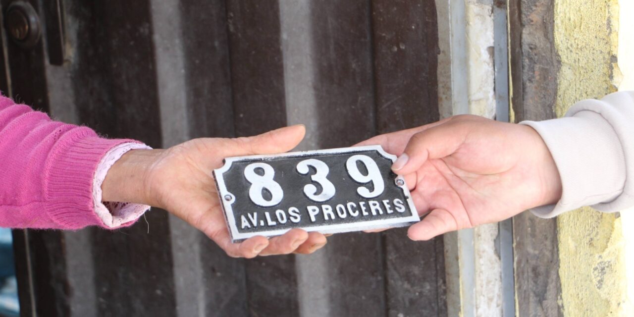 MÁS DE 4500 VECINOS OBTUVIERON SU NUMERACIÓN DE FINCA EN CHILCA