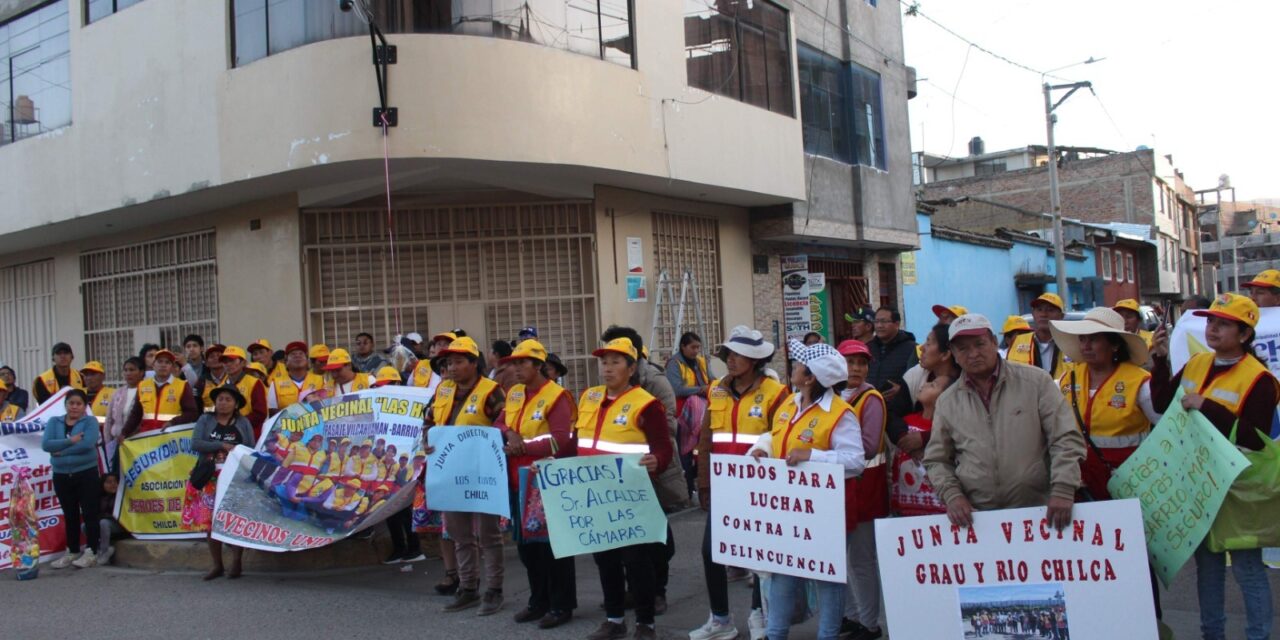 ALCALDE DE CHILCA FORTALECE SEGURIDAD CIUDADANA