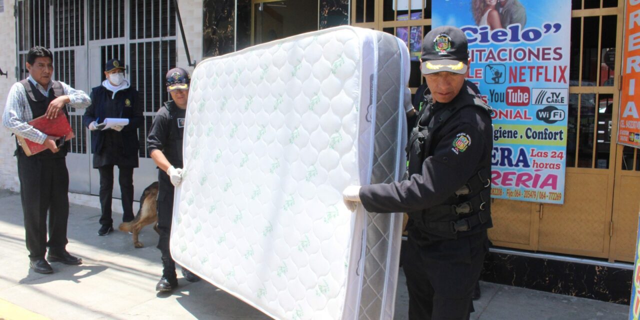 DECOMISAN COLCHONES Y PRODUCTOS VENCIDOS EN HOSPEDAJES DE CHILCA