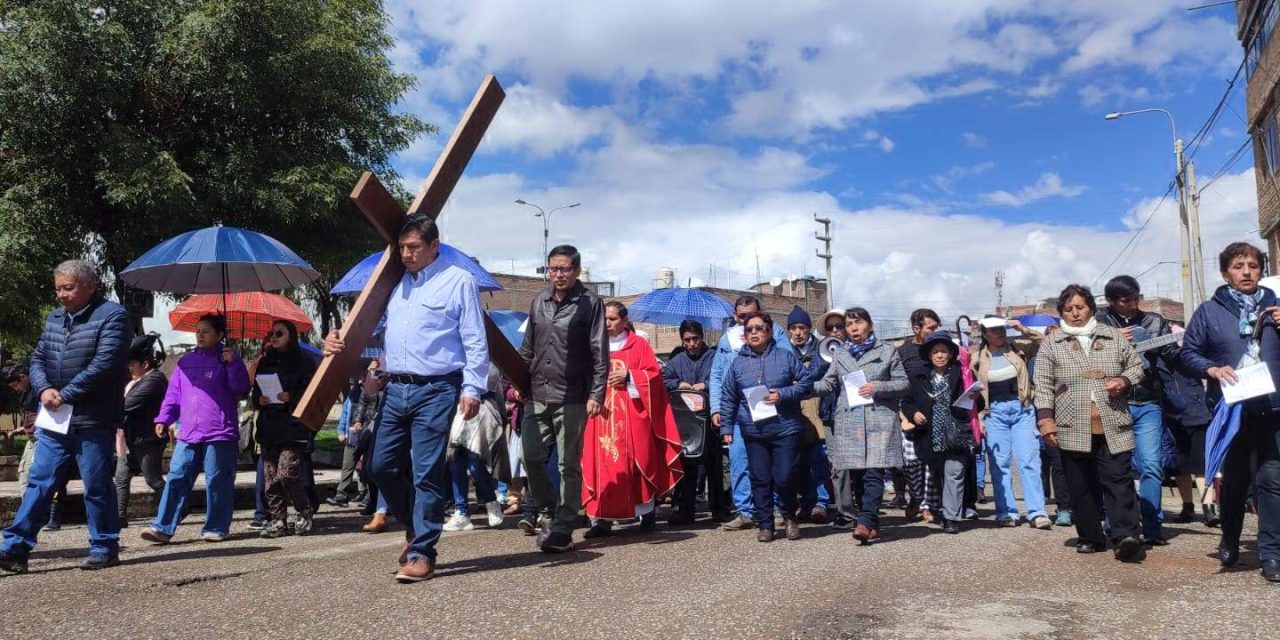 CHILCA SE ALISTA PARA VIVIR LAS ACTIVIDADES DE SEMANA SANTA