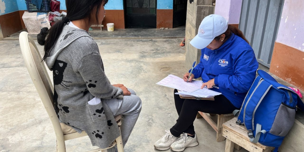 EMPADRONAMIENTO CASA POR CASA PARA ORDENAMIENTO TOTAL EN CHILCA